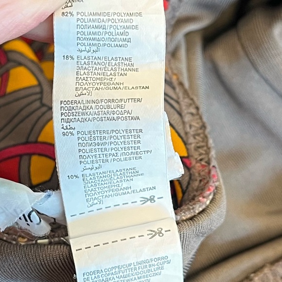 Goldenpoint Swimsuit Mod Floral One Piece S Small - Picture 7 of 7